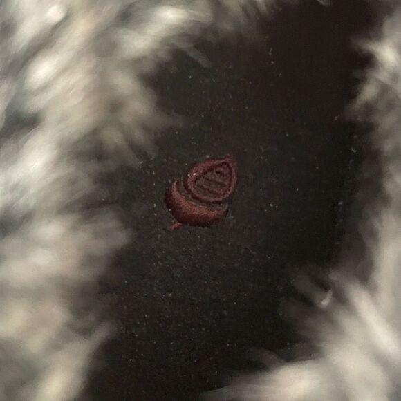 Acorn Wool & Suede Slippers Booties Burgundy 9.5-10.5 - Picture 5 of 7